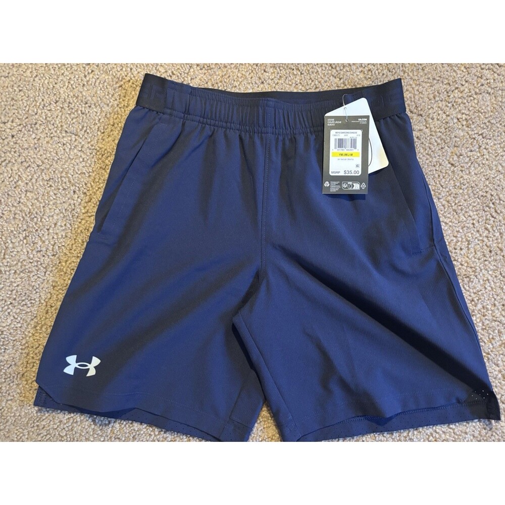 Under Armour Boys Loose UA Vanish Shorts Size YM Dark Blue